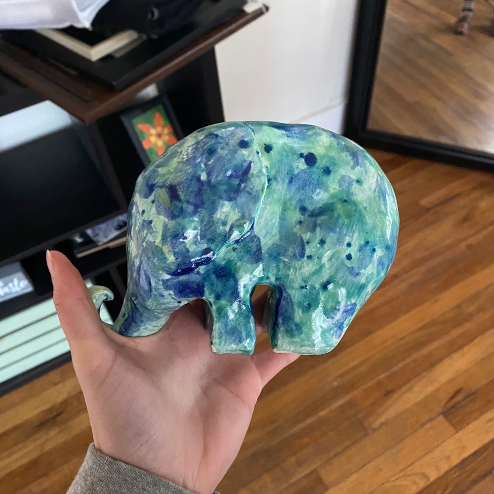 Hand-Made Little Elephant Succulent Pot